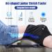Blue Lumbar Support Back Massager Stretcher for Spine Pain Relief - Buy Online on GoSupps.com