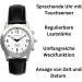 Marschall Senso German Women's Wristwatch | Touch Function for Blind & Seniors | I S-DL 2 | Black Leather Bracelet - Buy Online on GoSupps.com