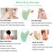 Ditind Jade Gua Sha Tool for Face & Body - Natural Stone Scraping Massage Tool for Wrinkles & Acupuncture Therapy - Buy Online on GoSupps.com