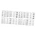 FOMIYES 20 sheets Imitation Eyebrows Hair-like False Temporary Waterproof Eyebrow Stickers Brow Tattoos D