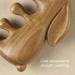 Rabbit-Shaped Wooden Massage Comb for Scalp & Hair Growth | Natural Sandal Wood Head Massage Device - Buy Online on GoSupps.com