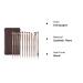 ZOREYA 12 Pcs Professional Eye Makeup Brush Set with Carrying Bag - Champagne Gold - Buy Online on GoSupps.com