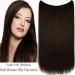 Remeehi Hair Extensions 41 cm (16 inches) 2# dark brown