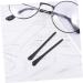 Uonlytech Non-Slip Glasses End Tips 36 Pairs Silicone Frame Covers for Secure Grip Black and White 6.5x0.6cm | International Shipping Available - Buy Online on GoSupps.com