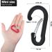 Buy D Carabiner Mini Snap Hook - Lightweight Aluminum Small Carabiner for Camping Fishing & Hiking - Colorful & Durable - Buy Online on GoSupps.com