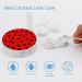 Black Dot Ladybugs Cute Contact Lens Case - Portable Round Storage Box with Mirror for Travel & Daily Use - Buy Online on GoSupps.com