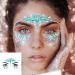 Rhinestone Face Stickers | Mermaid Face Gems & Jewels | Festival Temporary Tattoos for Women & Girls | 2 Sets - Buy Online on GoSupps.com