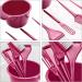 Lurrose 1 Set hairdressing tool tint color mixing bowl hair colorist tool kit Salon Hair Dyeing Kit hair color bowl hair coloring bowl DIY hair dye coloring kit household Toolkit abs - Buy Online on GoSupps.com