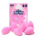 AOA Studio Collection MiNi Makeup Sponge Set Makeup Blender Latex Free and High-definition Set of 6 Makeup Blender For Powder Cream and Liquid, Super Soft Wonder Blender Beauty Cosmetic 3 Tear Drop + 3 Beveled Shape (Pink)