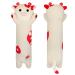 Yamepuia Long Mushroom Cow Plush Pillow 20 Long Cow Plush Hugging Body Plushies Soft Cow Cuddly Squishy Pillow Toy for Kids Girlfriend Bedding Sleeping Mushroom Cow Pillow