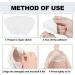 4 Pairs Self-Adhesive Sneaker Heel Repair Patch White Shoe Hole Repair Patch Hole in Shoe Repair for Leather Shoes High Heels 8 - Buy Online on GoSupps.com