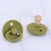 Botiniv Baby Beißring Schnuller - 10 PCs Calming Pacifier for Newborns | Portable Design for Breastfed Babies - Ideal for Ages 6 Months to 3 Years - Green - Buy Online on GoSupps.com
