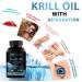  Antarctic Krill Oil 1000mg Softgels with Astaxanthin Omega-3 EPA & DHA Supplement for Heart Brain and Joint Health in Form of Phospholipids 60 Vanilla-Flavored Softgels 1000mg Vanilla Flavor - Buy Online on GoSupps.com