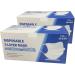 Ecnobia 3 Ply Non-Woven 100Pcs Disposable Face Bandanas Cloth Covering No Washable Breathable and Anti-Haze Dust for Adults - Gray - Buy Online on GoSupps.com