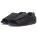 MisFun Diabetic Shoes for Women Unisex Adjustable Closed Toe Swollen Feet Slippers Suitable for Foot Fracture Recovery Surgical Rehabilitation 13 Black