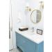 Dahey Toilet Tank Paper Basket Organizer- 2 Pack Wooden Storage Bins for Bathroom and Closet with Handles and Washable Liner - Buy Online on GoSupps.com