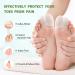 Bukihome Gel Toe Caps - Aloe Vera Toe Protectors for Pain Relief and Corns Calluses - 6 Large + 6 Small Size - White - Buy Online on GoSupps.com