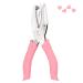 Jeemiter 1/4 Inch Heart Hole Punch with Soft-Handled for Tags