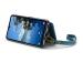 Soonic Leather Protective Cover for Samsung Galaxy A54 5G - Magnetic Wallet with Card Compartment & Zipper Blue - Buy Online on GoSupps.com