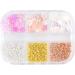 DIY Manicure Jewelry Acrylic Decor Crystal Caviar Beads Five Petal Flower Resin Candy Color Nail Rhinestones(D) - Buy Online on GoSupps.com