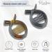 Parcelona French Round Inner Teeth 2 Inch Hair Clips Set - Tortoise Shell and Black Cellulose Hair Accessories for Women - Buy Online on GoSupps.com