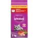 WHISKAS Meaty Selections Adult Dry Cat Food With Real Chicken 2kg bag