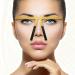 cogae 2Piece Eyebrow Ruler 3-Point Positioning Ruler Eyebrow Golden Proportion Caliper Ruler Brow Caliper Measuring Tool Gold - Buy Online on GoSupps.com