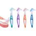 Dental prosthesis toothbrushes