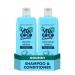 Vita Coco Nourish Lot de 2 shampoings et apr s-shampoing 400 ml pour cheveux secs et cr pus prot ge et r pare les cheveux avec de la noix de coco 100% naturelle convient tous les types de cheveux Noix de coco - Paquet nourrissant