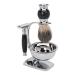 Men's Shaving Set Beard Brush Classic Manual Razor Soap Dish Storage Holder Old Fashioned Shaver Kits for Men