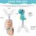 Kids U Shaped Cartoon Training Toothbrush | Age 2-6 | Food Grade Soft Silicone | 360 Oral Teeth Cleaning Design | Blue - Buy Online on GoSupps.com