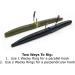 Wacky Rings - 100 pack O-Rings for Wacky Rigging Senko Worms/Soft Stickbaits - Bait Saver Orings for 4&5 Senko Style Worms - Buy Online on GoSupps.com