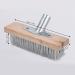 Rough Surfaces Floor Brush 20cm Heavy Duty Rough Surfaces Floor Brush Stainless Steel Wire Deck Scrub Cleaning Tool for Tile Deck Garage Kitchen Bathroom Deck - Buy Online on GoSupps.com