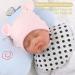 XIAOHAWANG Newborn Hospital Hat Preemie Boys Girls Beanie Cotton Bear Ears Baby Hats - 0-12 Months (White/Pink/Gray) - Buy Online on GoSupps.com