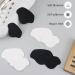 Shoe Heel Repair Patch Self-Adhesive Sneaker Hole Repair Leather Patch Shoe Hole Prevention Patch for Most Types of Shoes Large and Small Black+white 4 - Buy Online on GoSupps.com