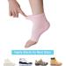 4 Pairs Moisturizing-Cracked-Ventilate Moisturizing Gel Heel Socks - Open Toe Design for Cracked Heel Repair and Foot Care Treatment Overnight - Soft Cotton Silicone Blend Multicolor - Buy Online on GoSupps.com