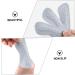 9 Pairs Anti-Wear Foot Stickers - Wear-Resistant Anti-Slip Heel Pads for High Heels | Cow Leather Cushion & Rear Heel Sticker - Grey - Buy Online on GoSupps.com