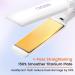 Professional Titanium Hair Smooth Iron 42mm Plates Negative Ion 30s Fast Heating 11 Adjustable Temperatures (130-230 ) - White - Buy Online on GoSupps.com