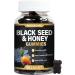VAEYAE 60 Count Black Seed Oil & Honey Gummies, Natural Nigella Sativa Seeds and Mushroom Extract - antioxidant for Immune Support, Joints, Digestion, Hair & Skin Care Gummy - Buy Online on GoSupps.com