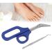 Cuticle Scissor Portable Stable Long Handled Toenail Scissors Rust Proof for Home Travel for Elderly for Pregnant Woman(S) - Buy Online on GoSupps.com