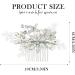 Zoestar Bridal Wedding Hair Comb Silver Rhinestone Headpiece Bridal Pearl Hair Accessories for Women and Girls - Buy Online on GoSupps.com