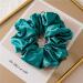 6 Pack Green Satin Silk Hair Scrunchies - Soft Hair Ties for Women & Girls - Buy Online on GoSupps.com