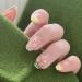 Diduikalor 24Pcs Press on Nails Short Glossy Fake Nails Spring Flowers Acrylic Nails Summer Exquisite Static False Nails for Women MT-JZJ-QH-R751
