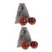 Gleavi 2 sentences Handball wooden balls for hand exercises of artificial garlic massage balls Massage balls made of wood portable massage balls outside massage device Fascia wooden ball handicrafts fabric