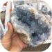 Room Decoration Home Natural Celestite Crystal Raw Cluster Sky Blue Rough Specimen (Size : 300-400g) - Buy Online on GoSupps.com