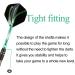 Sanfeng Soft Tip Darts Set 18g - Professional Plastic Tip Darts with Brass Barrel, Aluminum Shafts - Green - Buy Online on GoSupps.com