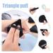 SBTRKT Triangle Powder Puff - Soft Velvet Makeup Sponge for Foundation & Eye Contour - Washable Red (4pcs - Buy Online on GoSupps.com