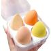 Premium Makeup Sponge Egg Latex-Free Makeup Puff Beauty Foundation Blend Sponge Wet and Dry Multifunctional Professional Makeup Tools Safe to Use on Your Skin Beauty Blender (Yellow)