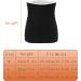 Shop Warm Soft Cashmere Waist Kidney Binder Support Belt for Men & Women - Breathable Thermal Waistband in Black Large Size - Buy Online on GoSupps.com