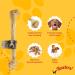 HOWLERS 31cm Pack of 10 Natural Knotted Dog Bone For Dogs | Dog Chews Long Lasting Natural Rawhide Bones | Dog Chew Great With Natural Ingredients - Buy Online on GoSupps.com